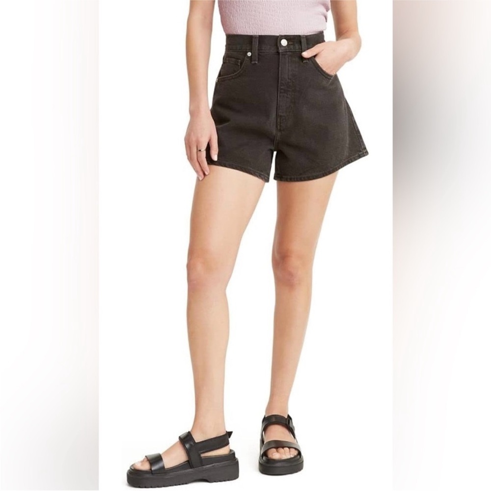 Levi's Women's High Waisted Mom Shorts